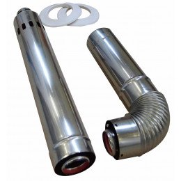 Коаксиальный дымоход 60/100 к котлам Flamme Коаксиальный дымоход 60/100 к котлам Flamme